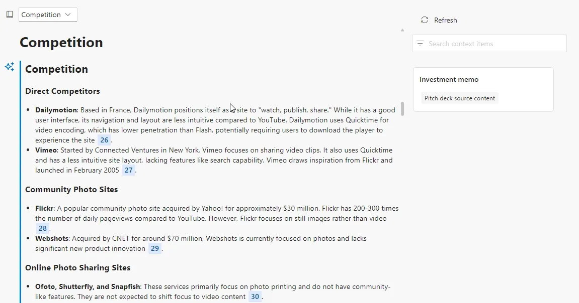 Referonix projects page